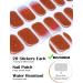 EBANKU Sakura Red Gel Nail Strips - Long Lasting Waterproof Nail Wraps with Cuticle Stick & Nail File - Buy Online on GoSupps.com