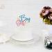 Sotpot 1 Pack Boy or Girl Cake Topper Glitter Pink or Blue Cake Pick Gender Reveal Cake Decorations for Baby Shower Gender Reveal Theme Party Decorations Supplies Blue and Pink-gold - Buy Online on GoSupps.com
