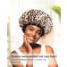 Mikimini Leopard Shower Hood for Girls & Women | Stylish Waterproof Bathing Shower with Black Lace | Reusable & Medium-Sized - Buy Online on GoSupps.com