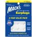 Mack's Pillow Soft Silicone Earplugs - 6 Pair, Value Pack  The Original Moldable Silicone Putty Ear Plugs for Sleeping, Snoring, Swimming, Travel, Concerts and Studying