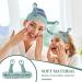Molain Face Wash Headband - Cartoon Cute Coral Fleece Hair Band for Women - Green - Buy Online on GoSupps.com