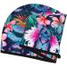 Tropical Flowers Coral Velvet Dry Hair Cap | Quick-Dry Hair Towel Wrap for Travel & Home - Perfect for Men & Women - Buy Online on GoSupps.com