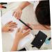 Mikinona 2pcs Nail Art Card Holder Nail Plate Holder Nail Stamp Bag Nail Sticker Book Organizer Nail Steel Nail Printing Template Pouches Christmas Nail Art Stamper Bag Pu Appendix Embossed Green 14.5X9.5X1.8CM - Buy Online on GoSupps.com