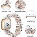 Liwin Scrunchies Bands for Fitbit Sense/Versa 3 - Elastic Printed Strap for Women/Girls - Replacement Scrunchy Wristband for Fitbit Sense/Versa 3 - Honeysuckle - S (5.3-6.7) - Buy Online on GoSupps.com