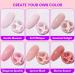 Buy Makartt Gel Nail Polish Set - 6PCS Natural Nude Jelly Pink & Glitter - UV LED Soak Off for DIY Nail Art & Home Salon - Buy Online on GoSupps.com