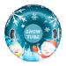 Inflatable Snow Tubes for Kids and Adults, Heavy Duty Snow Sleds with Sturdy Handles,Large Winter Skating Sports Outdoor Activity, Toys Gifts for Family Winter Fun Snow Man