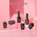 Beetles Gel Nail Polish Kit: 6 Pink Confetti Collection Nude Glitter Pastel Colors | Spring/Summer Manicure Set - Buy Online on GoSupps.com
