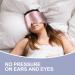 Luxury Mulberry Silk Sleep Mask - Adjustable Eye Cover for Comfort & Blackout | Perfect for Back & Side Sleepers - Elegance Rose - Buy Online on GoSupps.com