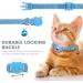 Reflective Airtag Cat Neck Band | Integrated Cat Necklace with Holder & Bell for Kittens & Puppies (Blue) - Buy Online on GoSupps.com