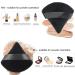 24 Pieces Triangle Makeup Puff - Washable Powder Puffs for Loose Powder & Foundation - Black Cosmetic Tool - Buy Online on GoSupps.com