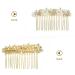 FRCOLOR Pearl Hair Pin alloy rhinestone hair side bridal headdress rhinestone hair combs for diamond hair crystal hair Hair piece bride rhinestones Pearl Side Comb - Buy Online on GoSupps.com