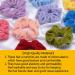 45 Colorful Elastic Hair Ties - Rubber Bands & Scrunchies for Girls & Women - Perfect Ponytail Accessories - Buy Online on GoSupps.com