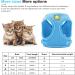 Neuwehe Cat Dishes & Leash Set | Adjustable Cat Harness for Small Dogs & Big Cats (L Blue) | Outbreak-Proof Cat Tableware - Buy Online on GoSupps.com