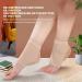 Gel Heel Protector Relieve Heel Pain and Heal Dry Cracked Heels Silicone Heel Cups 3 Pairs Repair Socks Heels Breathable Open Toe Moisturizing Gel Heel Socks for Dry Hard Heels Flesh Pink - Buy Online on GoSupps.com