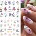 White Flower Nail Art Stickers - Spring/Summer Water Transfer Decals for Acrylic Nails - 12 Sheets - Buy Online on GoSupps.com