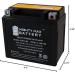 Mighty Max Battery YTX5L-BS - High-Performance ATV Battery Replacement for Kawasaki KFX90 (07-09) - International Shipping Available - Buy Online on GoSupps.com