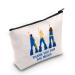 Tsotmo Mamma MAKE-UP bag with music gift for Donna and the Dynamos Broadway gift with zipper for music lovers gift Thank Music