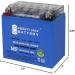Mighty Max Battery YB9A-A 12V 9AH Gel Replacement Battery - Compatible with UBC42510 & Upg UB9A-A | International Shipping Available - Buy Online on GoSupps.com