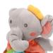 Soft Plush Newborn Cuddly Toy - Sensory Elephant Doll with Bite Ring for Baby Sleep & Comfort - Buy Online on GoSupps.com