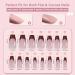 French Gel Nail Tips - 150pcs Medium Coffin Soft Gel Fake Nails | Colored French Tips with 3-in-1 X-coat | 15 Sizes for Easy DIY Nail Extensions - Buy Online on GoSupps.com