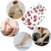 NAANLE Cartoon Cherry Berries Transparent 2L Hot Water Bottle - Large Heat & Cold Therapy for Pain Relief - Buy Online on GoSupps.com