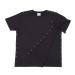 Shirt after the shoulder Men Women Unisex sizes L Black