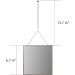 Liootech Fogless Shaving Shower Mirror - Ultra-Thin 6.7 inch Metal Frame - Fog Free with 2 Stainless Steel Chains - Buy Online on GoSupps.com