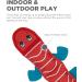 Kyjen Outward Hound Fire Biterz Dog Toy - Robust Fire Hose Material 2 Squeakers Size S Red | International Shipping - Buy Online on GoSupps.com