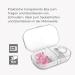 Nuvita 7052 Orthosoft Light Rullners - 100% Silicone with Orthodontic Suction Wart 0m+ & Self-Sterilizing Cover - Pink/Transparent | International Shipping - Buy Online on GoSupps.com