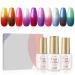10 Pcs Color Changing Gel Nail Polish Set Full Color Collection Gel Polish Set Temperature Changing Color for Nail Art #5