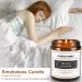 2 Pack Aromatherapy Amber Jar Candles Sandalwood Rose, Lavender Scented - Rustic Home Decor - Natural Soy - Ideal Gifts for Mom - Buy Online on GoSupps.com