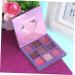 FRCOLOR 2pcs 9 Glitter Eye Shadow Metallic Eye Shadow Palettes Palette Flash 1 count (Pack of 1) Purplex2pcs - Buy Online on GoSupps.com
