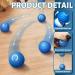 Okdance Smart Interactive Cat Toy Ball 2 in 1 Moving Cats Toy PowerBall Rolling Pet Toy Cat Toys Interactive for Indoor Cats Kitten Small Dog Playing Chewing (Blue Ball) - Buy Online on GoSupps.com