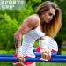 Genuine Leather Gymnastics Grips Wristbands Set - Double Buckle Athletic Hand Grips for Women, Youth - Palm Protection & Wrist Support for Weightlifting, Tennis, Exercise - Buy Online on GoSupps.com
