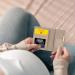Zocipro Mother Pass Protective Cover - Gray Felt Case with Compartment for Ultrasound Vaccination Pass & Insurance Card | International Shipping - Buy Online on GoSupps.com