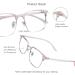 Vision Global Blue Light Blocker Glasses for Reading | Clear Pink 6208 | Reduce Eye Fatigue & Glare Protection for Men & Women - Buy Online on GoSupps.com