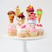 Kids' Ice Cream Themed Happy Birthday Cupcake Toppers Set of 18 - Perfect for Dessert Party Baby Shower Party and Birthday Party Decorations for Boys and Girls - SugarGera - Buy Online on GoSupps.com