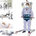 LUCEAE Patient Lift Sling Full Body Patient Lifting Sling Walking Standing Aids For Elderly Divided Leg Sling Standing Walking Aids Toileting Hoist Sling (Size : L) kk456