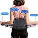 EKSMA Back Support Belt - Breathable Waist Lumbar Lower Back Brace Light Thin Orthopedic Rigid Adjustable Brace Dual Adjustable Straps(M) - Buy Online on GoSupps.com