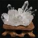 Natural Crystal Rough Stone Crafts Natural White Crystal Cluster of Original specimens (Size : 500g)