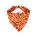 Lionet Paws Autumn Dog Bandana Headscarves Red Leaves Dog Scarf Triangle Scarf for Small Medium and Large Dogs L Red Leaves