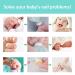 Jinpojun 6-in-1 Electric Baby Nail File - Safe Nail Care for Babies with Interchangeable Grinding Heads (Green) - Buy Online on GoSupps.com