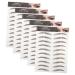 Beavorty 15 Sheets Eyebrow 3d Sticker Water Proof Stickers Eyebrow Sticker for Women Temporary Brow Tattoos