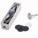 100pcs Sandpaper Disc and 1pcs Metal Bit 3/32 Shank Replaceable Pedicure Sanding Disc Bit for Dead Skin Callus Removal Electric Foot File Tools (240#(Fine))