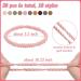 FRIUSATE 20 Pcs Boho Hair Ties | Morandi Hair Bands for Women | 5 Bracelet Styles | 10 Colors | No Damage Hair Elastics Band - Buy Online on GoSupps.com