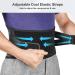 Back Brace for Lower Back Pain Relief - Breathable Support Belt with 6 Steel Stays & Adjustable Straps for Men & Women - Ideal for Daily Work - Buy Online on GoSupps.com