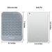 2-Pack Heat Resistant Mats for Styling Tools 9 x 6.5 - Food Grade Silicone Grey & Pink - Buy Online on GoSupps.com