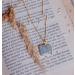 Tranquility and Truth Aquamarine Necklace | Golden Age Collection | Healing Crystal Jewelry for Women | Calm Truth Communication Anti-Aging | 70 cm Chain - Buy Online on GoSupps.com