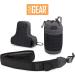 USA GEAR FlexARMOR-X Large Lens Case Pouch - Deluxe Neoprene Protection - Fits 70-300mm Lens - Carabiner Clip, Zippered Pocket - Black/Gray - Buy Online on GoSupps.com