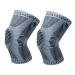 Healeved Running Knee Brace 1 Pair brace for running rodilleras para gym mujer running brace brace for sports support for women basketball fitness Leg sets Sleeve M Picture 2